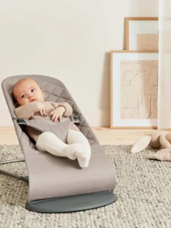 BabyBjörn - Sitteri Balance Bliss - Cotton Sand Grey