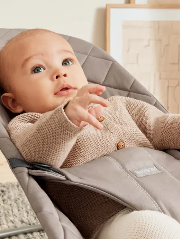 BabyBjörn - Sitteri Balance Bliss - Cotton Sand Grey
