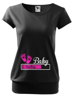 Baby is loading - t-paita, musta