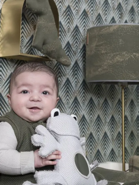 Baby´s Only - aktiviteettilelu peilillä sammakko, harmaa