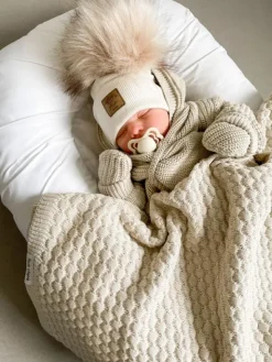 Baby's Only - kaunis vauvan torkkupeitto Sky, useita sävyjä