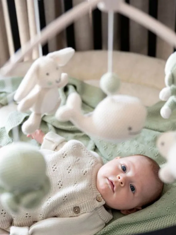 Baby´s Only - neulepaita Flora - warm linen