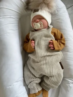Baby's Only - Soul Dungarees neulehaalari vauvalle, Warm Linen