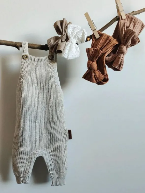 Baby's Only - Soul Dungarees neulehaalari vauvalle, Warm Linen