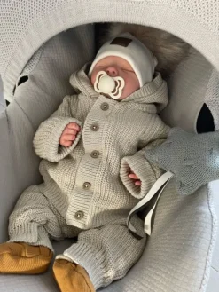 Baby's Only - Soul Dungarees neulehaalari vauvalle, Warm Linen