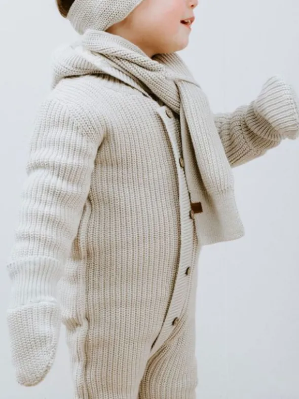 Baby's Only - vauvan neulehuivi - Warm Linen