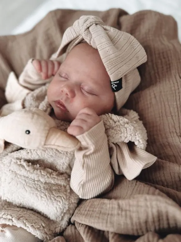 Babystyling vauvan röyhelöbody Sand