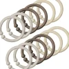 Bibs Loops rengas, 12kpl, Sand/DarkOak/Vanilla
