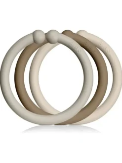 Bibs Loops rengas, 12kpl, Sand/DarkOak/Vanilla