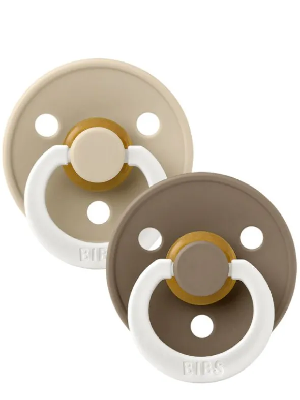BIBS - Night vauvan yötutti 2-PACK 0-18kk - Dark Oak / Vanilla