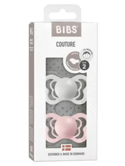 BIBS - Supreme tutti 2-PACK 0-18kk - Haze / Blossom
