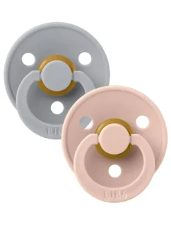 BIBS- vauvan tutti 2-PACK 0-18kk - Cloud / Blush