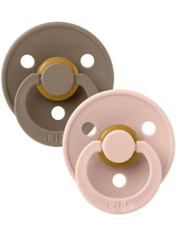 BIBS - vauvan tutti 2-PACK 0-18kk - Dark Oak / Blush