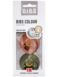 BIBS - vauvan tutti 2-PACK 0-18kk - Woodchuck / Hunter Green