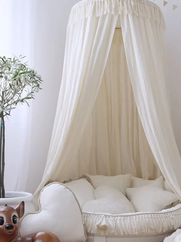 Boho set - Canopy Maxi + Juniorpesä, Vanilla
