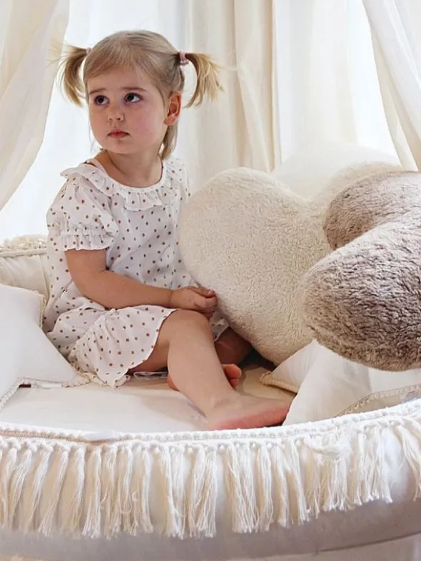 Boho set - Canopy Maxi + Juniorpesä, Vanilla
