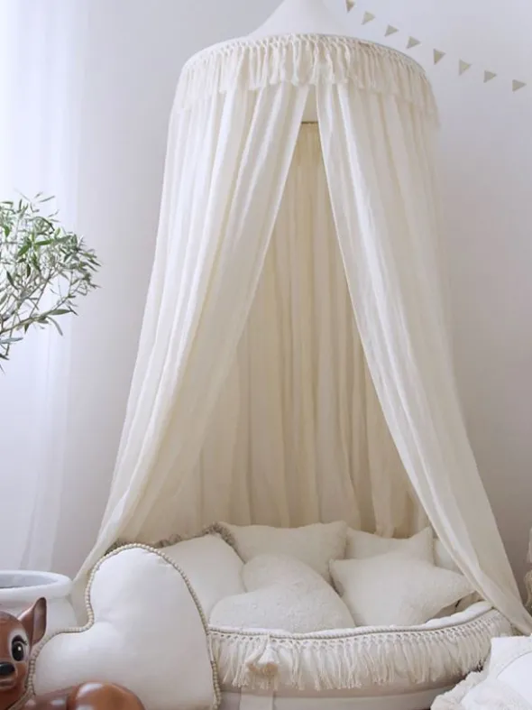 Boho set - Canopy Maxi + Juniorpesä, Vanilla