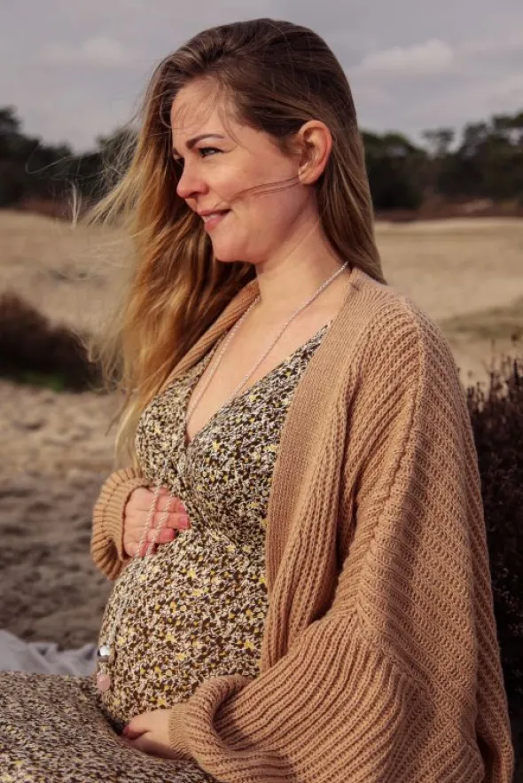 Bolakoru äidille, babybell Gemstone white | PROUD MAMA