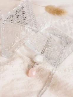 Bolakoru äidille, babybell Linn Rose quartz | PROUD MAMA