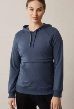 Boob Design - imetyshuppari B-Warmer Hoodie, Thunder blue