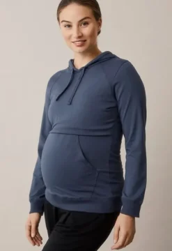 Boob Design - imetyshuppari B-Warmer Hoodie, Thunder blue