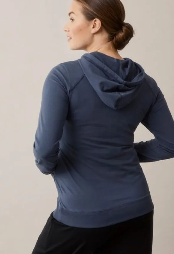 Boob Design - imetyshuppari B-Warmer Hoodie, Thunder blue