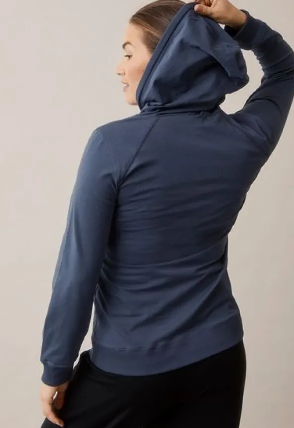 Boob Design - imetyshuppari B-Warmer Hoodie, Thunder blue
