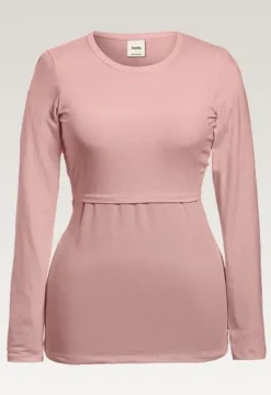 Boob Design - imetyspaita pitkähihainen Classic, mauve