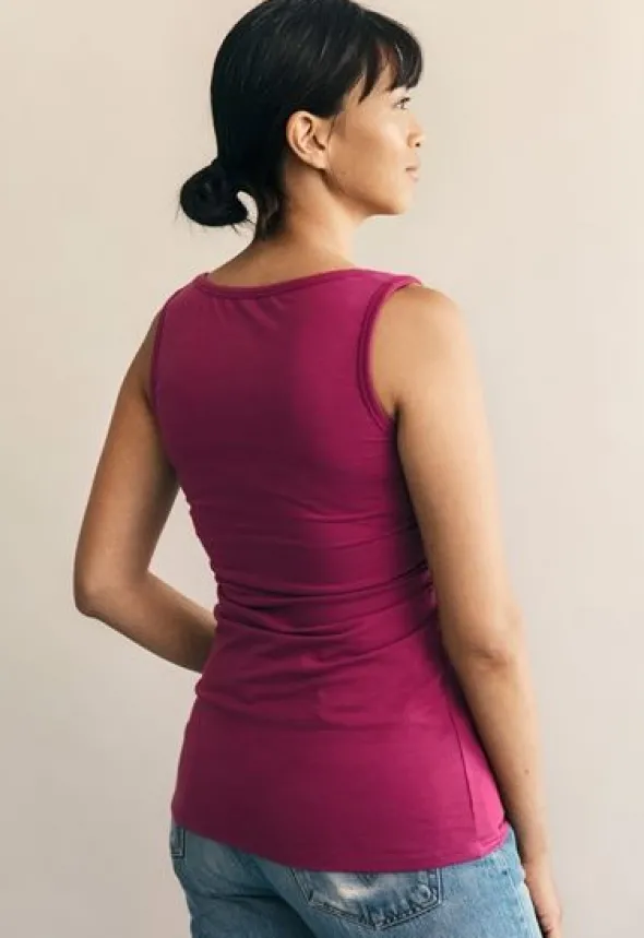 Boob Design - imetystoppi Classic Tank Top, dark orchid