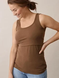Boob Design - imetystoppi Classic Tank Top Hazelnut