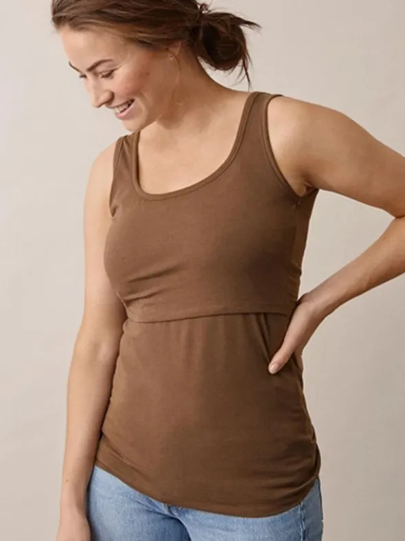 Boob Design - imetystoppi Classic Tank Top Hazelnut