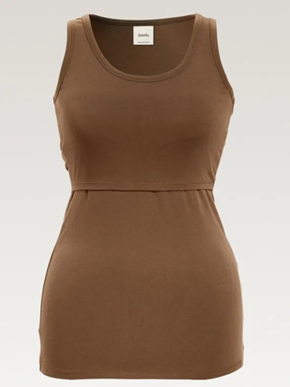 Boob Design - imetystoppi Classic Tank Top Hazelnut