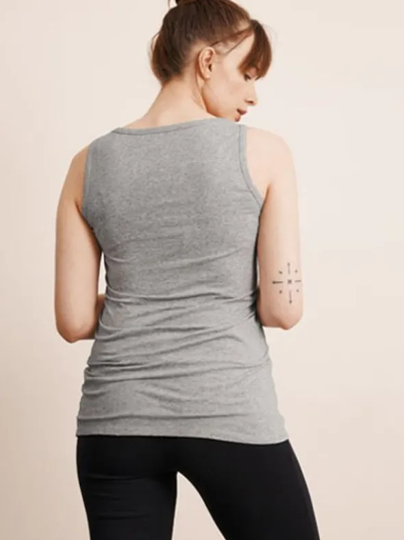 Boob Design - imetystoppi Classic Tank Top Grey melange
