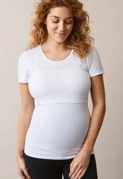 Boob Design - imetys T-paita Classic Valkoinen