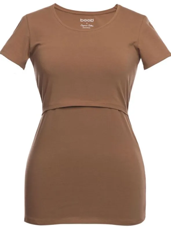 Boob Design - Imetys T-paita Classic Brown Sugar