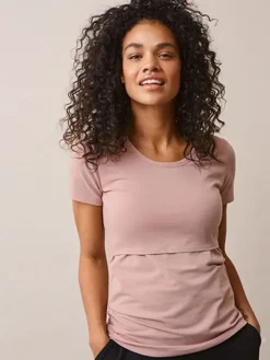 Boob Design - imetys T-paita Classic Mauve