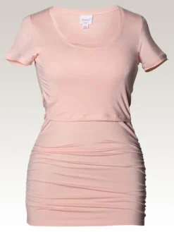 Boob Design - äitiys- ja imetys T-paita Ruched Top, pale blush