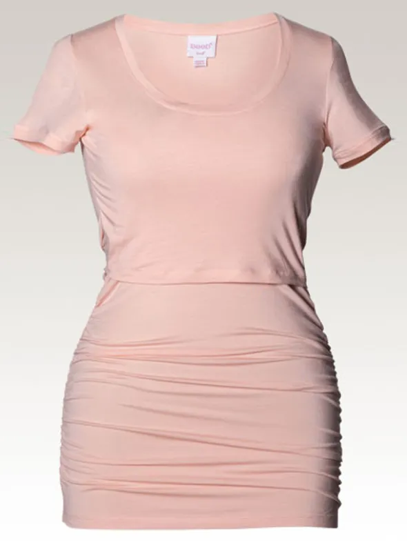 Boob Design - äitiys- ja imetys T-paita Ruched Top, pale blush