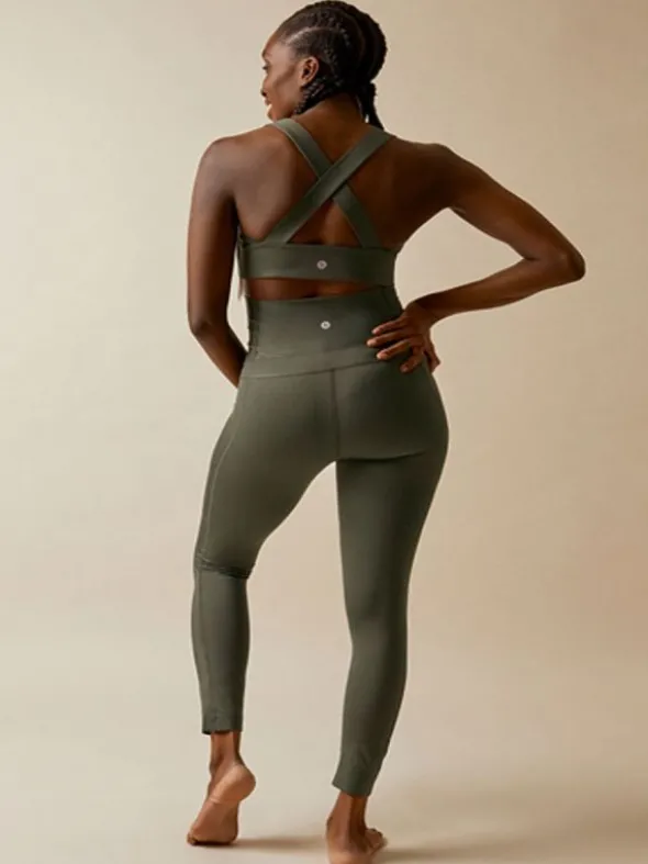 Boob Design - workout legginsit, seaweed