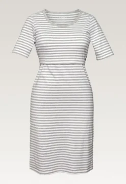 Boob - äitiys- ja imetysyömekko - White grey