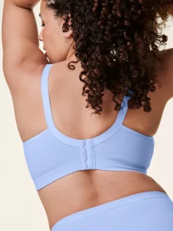 BRAVADO - imetysliivit body silk seamless - Hydrangea Blue