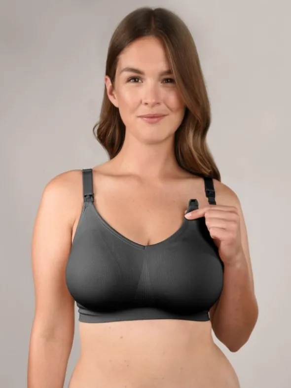 BRAVADO - imetysliivit body silk seamless - Musta