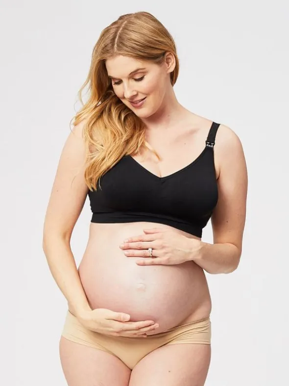 Cake Maternity - imetysliivit Sugar Candy - Musta (G-K)
