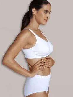 Carriwell - imetysliivit Seamless Padded, White