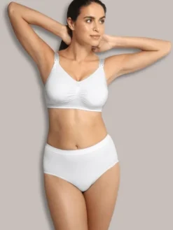 Carriwell - imetysliivit Seamless Padded, White