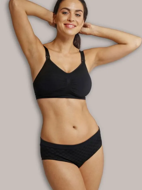 Carriwell - imetysliivit Seamless Padded, Black