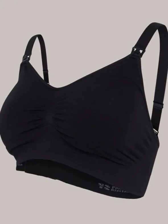 Carriwell - imetysliivit Seamless Padded, Black