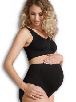 Carriwell - Seamless Support odotusajan tukialushousut, Black