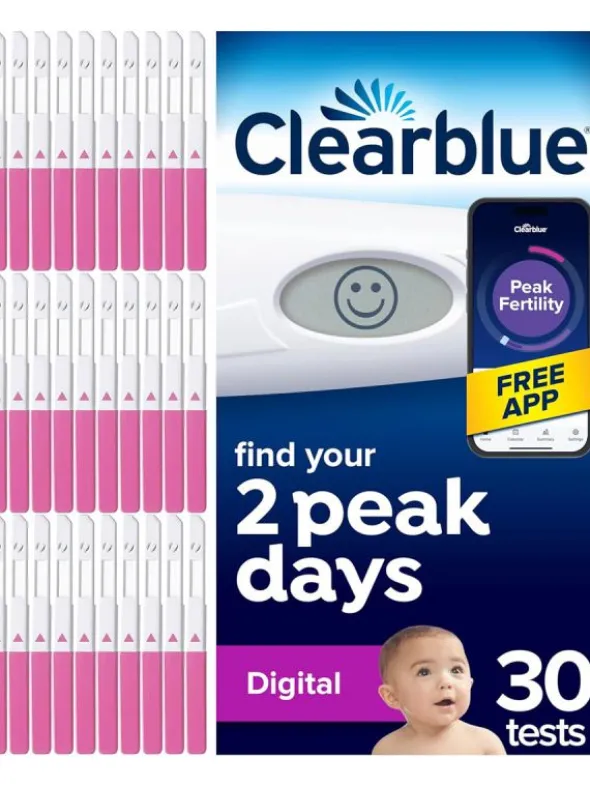 Clearblue Ovulaatiotesti Digital 30 kpl – Erittäin tarkka digitaalinen ovulaatiotesti