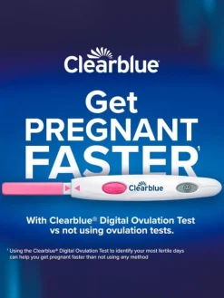 Clearblue Ovulaatiotesti Digital 30 kpl – Erittäin tarkka digitaalinen ovulaatiotesti